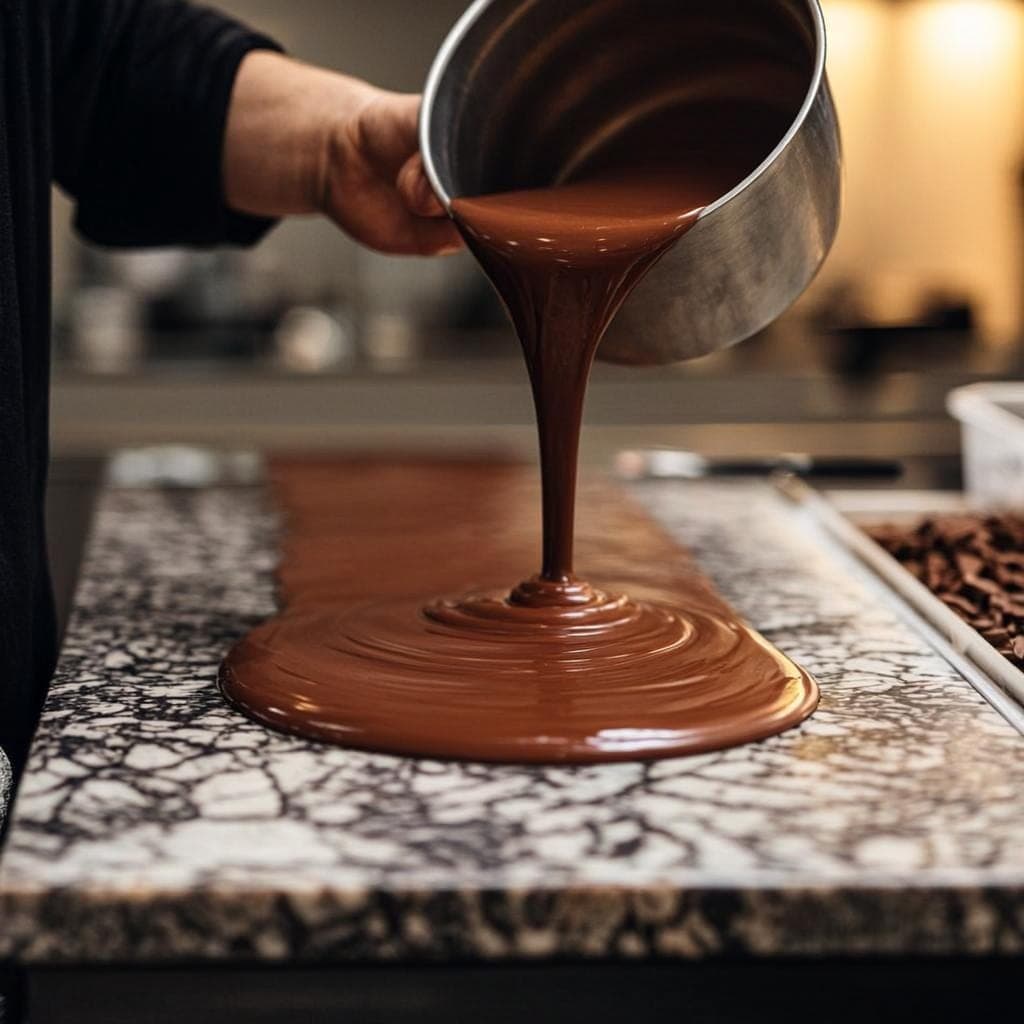 Templado manual del chocolate